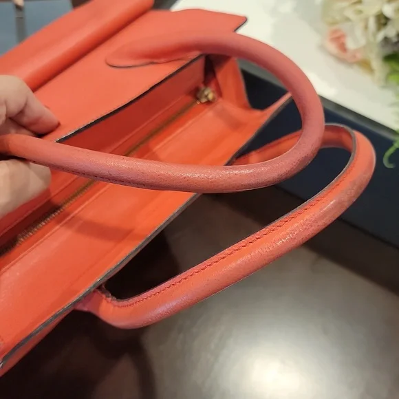 Pink Leather Handbag - Picture 6 of 12